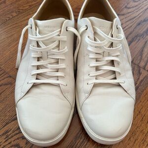 Cole Haan Men's Cream Leather Sneakers